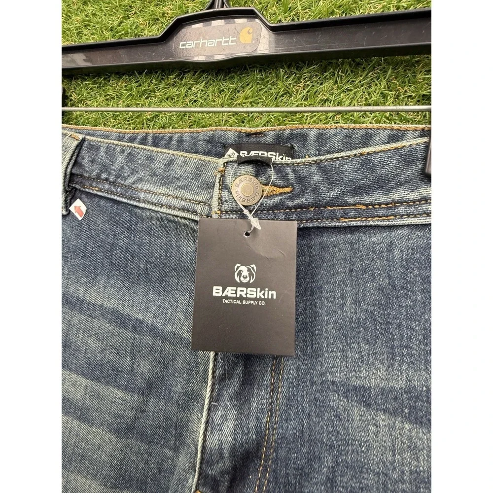 Baer Skin Jeans Mens 44 44x32 Workwear Dark Wash Casual Durable Stretch NWT